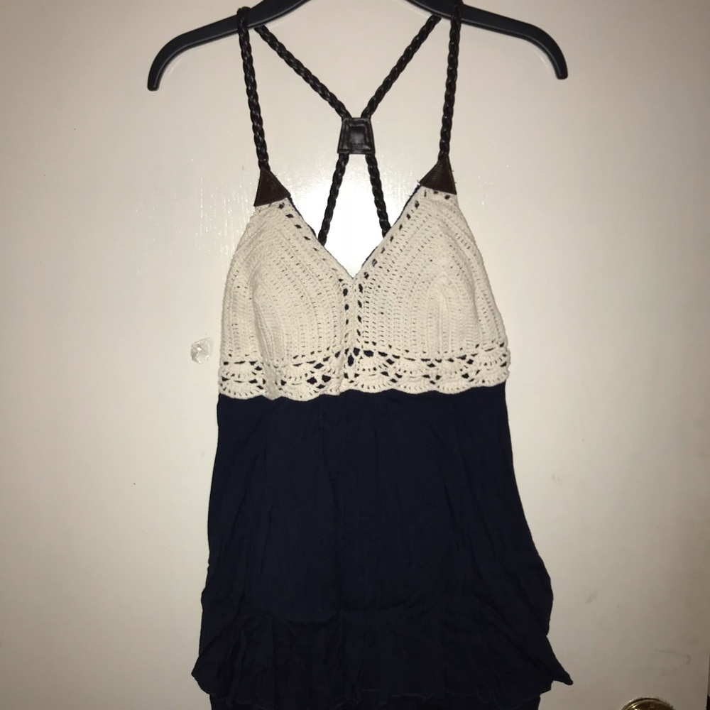 Crochet braids tank top